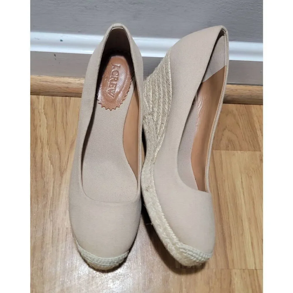 J.Crew Espadrilee Wedge Platform 7.5